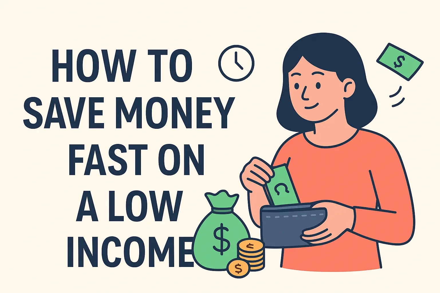 How to Save Money Fast on a Low Income