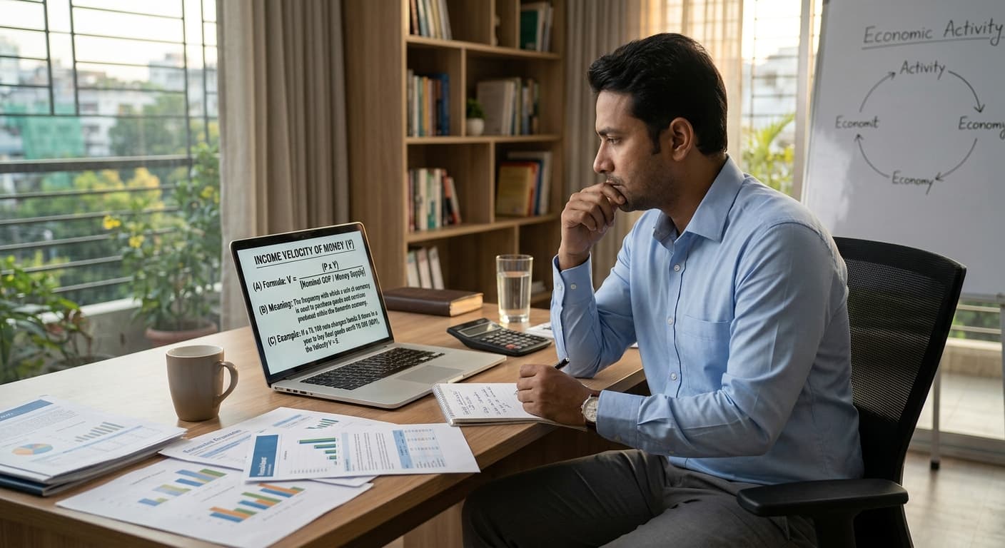 Income Velocity of Money:  Formula, Meaning & Examples